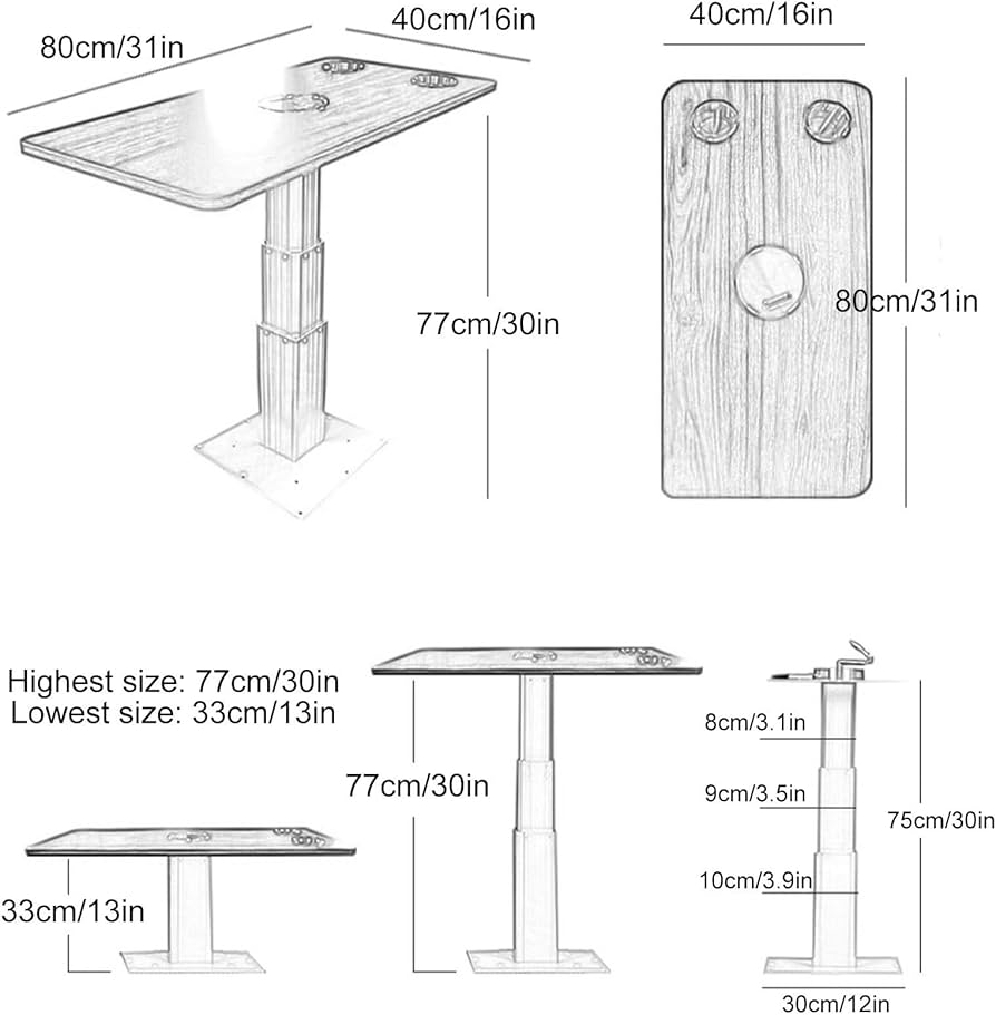 【訳あり特価品❣️】キャンピングカー用　テーブル棒　伸縮調整可 訳あり特価品❣️】キャンピングカー用 テーブル棒 伸縮調整可